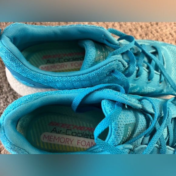 Skechers Women's Burst Fashion Sneakers Blue - Picture 4 of 6